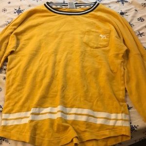 Yellow PINK long sleeve shirt